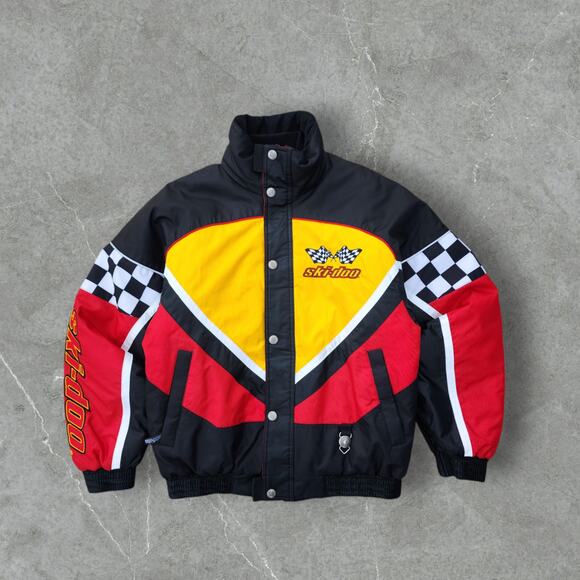 Vintage Ski Doo Racing Snowmobile Jacket Mens Size Medium - Picture 3 of 11